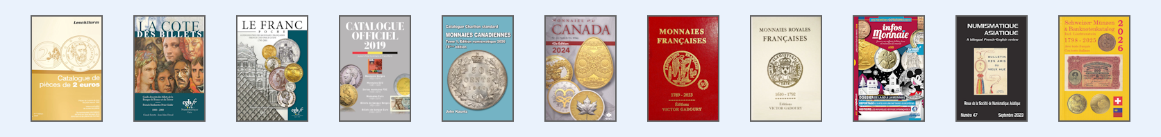 Livres et magazines numismatiques