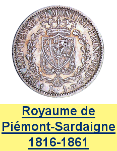 Monnaies du Royaume de Piémont-Sardaigne
