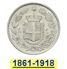 Monnaies du Royaume d'Italie entérieures à 1918