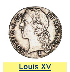 Monnaies de Louis XV