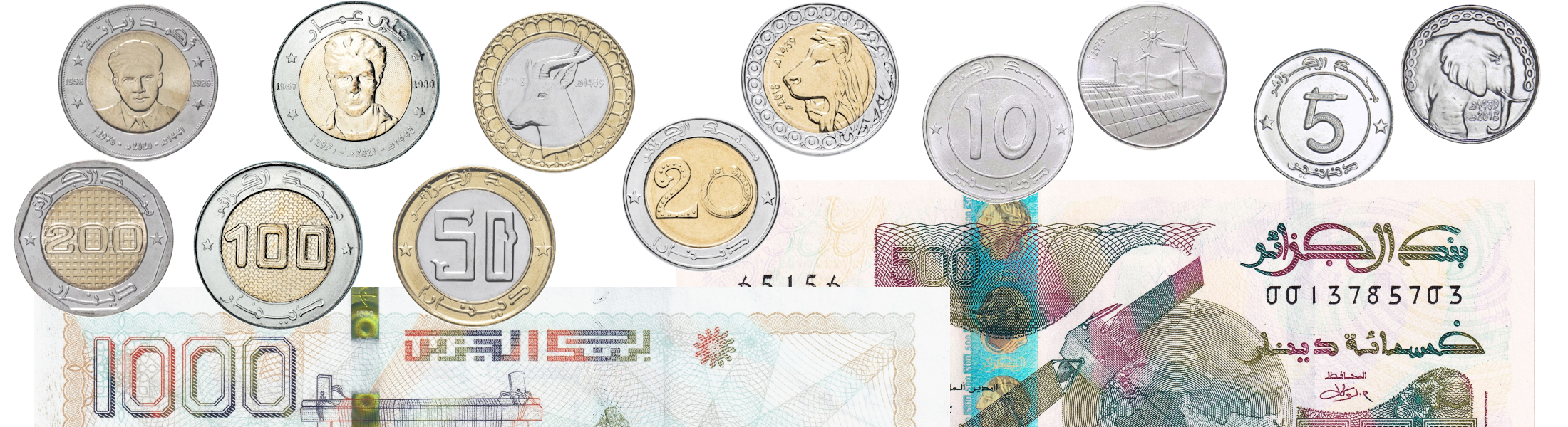 Billets et Monnaies d'Algérie