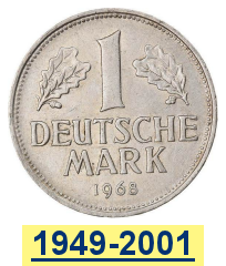 Monnaies en deutschmark de la RFA