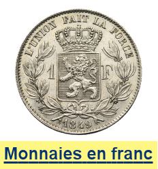 Monnaies en Franc