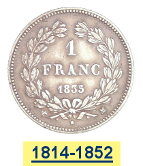 Monnaies de la Restauration à la Deuxième République