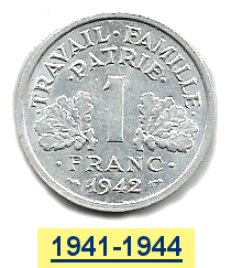 Monnaies de l'Etat Français