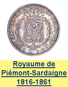 Monnaies du Royaume de Piémont-Sardaigne