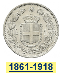 Monnaies du Royaume d'Italie entérieures à 1918