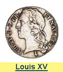 Monnaies de Louis XV