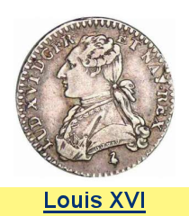 Monnaies de Louis XVI
