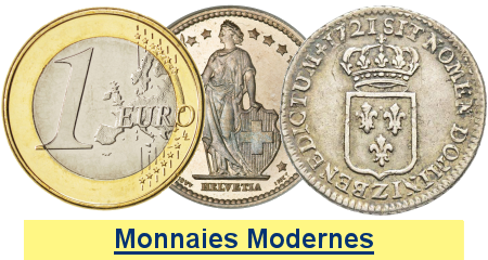 Monnaies modernes